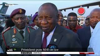 President Cyril Ramaphosa puts NHI on ice for the moment [upl. by Adnil38]