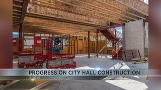 Bisbee City Hall reconstructing after fire [upl. by Cerf]