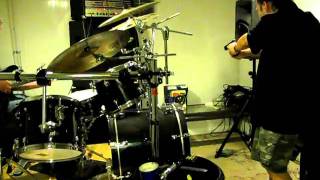 Death Metal 9mm Glock shots instead of a Snare Drum [upl. by Ecinrev]