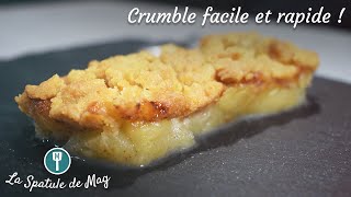 Recette dun CRUMBLE AUX POMMES parfait  rapide et facile à faire [upl. by Silvers]