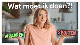 Keuken Wrappen vs Spuiten Wat is Beter [upl. by Eelinej]