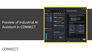 Preview of Industrial AI Assistant in CONNECT [upl. by Milman]