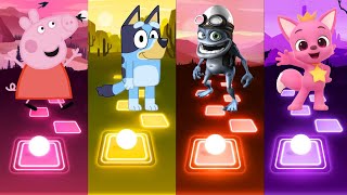 Peppa Pig Exe 🆚 Bluey Exe 🆚 Crazy Frog Exe 🆚 Pinkfong Exe  Who is Win 🏅🎯 exe fnf [upl. by Hakeem260]