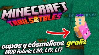 CAPAS GRATIS y CÓSMETICOS para MINECRAFT JAVA MOD Fabric 2024 1201 120 119 118 Cosmetica [upl. by Alahsal]