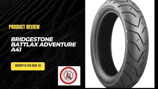 Bridgestone Battlax Adventure A41 Review [upl. by Bocaj705]