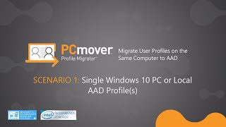 PCmover Profile Migrator Domain Joined To Azure AD On The Same PC [upl. by Nnylhtak182]