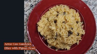 Arroz con Gandules Rice with Pigeon Peas [upl. by Bjork]