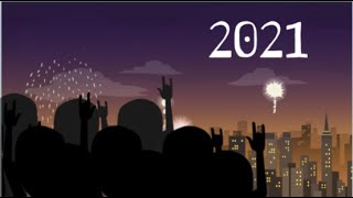 🎉🎉New Year Countdown 2021 🎉🎉HAPPY NEW YEAR🎉🎉🎉🎉 [upl. by Ecnerrot]