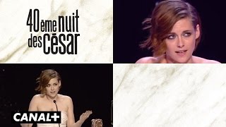 Kristen Stewart  César de la Meilleure Actrice dans un second rôle 2015 [upl. by Enuj150]