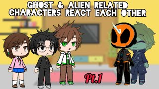 Ghost amp Alien Related Character React Each Other Pt1 KAMEN RIDER GHOST RUSH [upl. by Orton43]