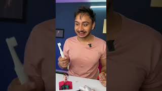 electric toothbrush versus simple toothbrush experiment electrictoothbrush techmaster [upl. by Eedahs66]