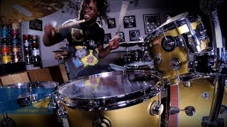 Thomas Pridgen plays DW Drums 100 GoPro [upl. by Aenel]