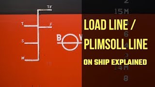 Load Line on Ships Plimsoll Line [upl. by Mowbray283]