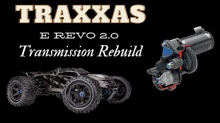 Traxxas E Revo 20 Transmission Rebuild [upl. by Analem]