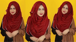 Hijab Tutorial with Dupatta Orna  MUNA [upl. by Rendrag]