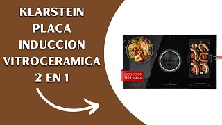 Klarstein Placa Induccion Vitroceramica 2 en 1 con Campana Extractora para Islas de Cocina [upl. by Curt47]