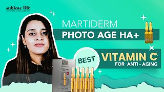 MartiDerm Photo Age HA Ampoules Review Best Skincare For Healthy Skin [upl. by Dej172]