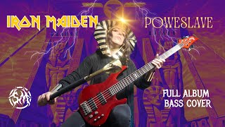 IRON MAIDEN  POWERSLAVE POWERSLAVE FULL ALBUM BASS COVER 78 ONE TAKE [upl. by Dayiz748]