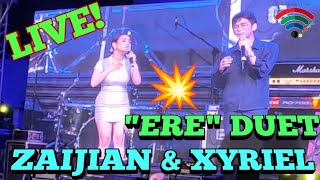 KAPAMILYA ZAIJIAN JARANILLA amp XYRIEL MANABAT quotEREquot DUET LIVE💥♥️💚💙 [upl. by Amlus]