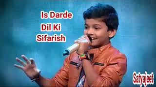 Is DardEDil Ki Sifarish By Satyajeet Jena Live Performance In Little Champ Zee Tv [upl. by Notlaw]