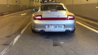 Porsche 996 4S tunnel sound in monaco Top Marques 2016 [upl. by Callista836]