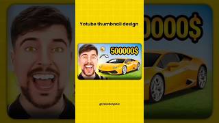 Professional Youtube thumbnail design in adobe photoshop [upl. by Raouf]