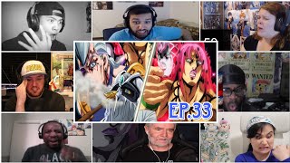 quotMy Name Is Diavoloquot Diavolo vs Polnareff JJBA Golden Wind  Part 5 Ep 33 Reaction Mashup [upl. by Bein]