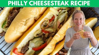 Easy Blackstone Recipe  The BEST Philly Cheesesteaks [upl. by Nauqahs]