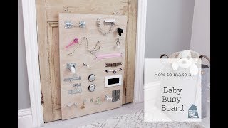 How to build a baby busy board [upl. by Mchugh]