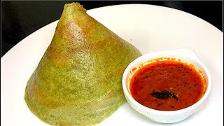 மொறுமொறு பச்சைப்பயறு தோசை  pachai payaru dosai in tamil  Pesarattu recipe in Tamil [upl. by Sletten]