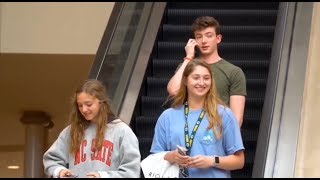 AWKWARD PHONE CALLS on the ESCALATOR PRANK COMPILATION [upl. by Eeresed789]