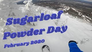 Sugarloaf Powder Day 2020 [upl. by Arluene742]