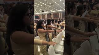 Students taking a pledge during Convocation 2024 at NIFT nift NIFTCONVOCATION [upl. by Toolis613]