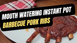 Mouthwatering Instant Pot Barbecue Pork Ribs [upl. by Yblok]