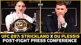 UFC 297 Strickland vs Du Plessis PostFight Press Conference  MMA Fighting [upl. by Aimik]