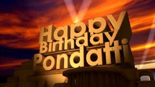 Happy Birthday Pondatti [upl. by Crandale]