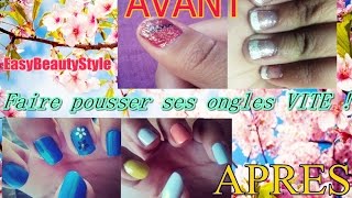 Astuces amp Conseils n°7  Comment faire POUSSER ses ongles PLUS VITE [upl. by Treharne296]