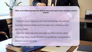 What Is the Difference Between District Court and County Court Records in Harris County [upl. by Yellac514]