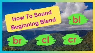 Beginning Consonant Blends  bl br cl cr  Writing amp Reading Skill  Part 1 beginningblend [upl. by Eneluqcaj510]