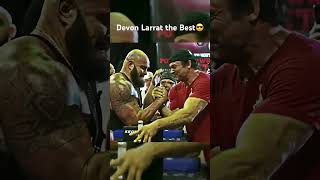 Devon Larrat the best armwrestler💥😱 armwrestling wwe devonlarrat [upl. by Primalia]