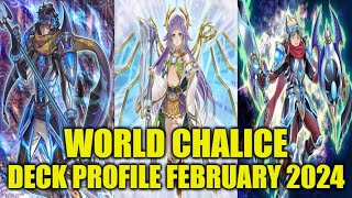 WORLD CHALICE DECK PROFILE FEBRUARY 2024 YUGIOH [upl. by Nitfa]