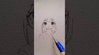 Drawing cute girl art [upl. by Noret]