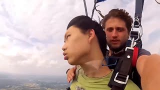 Skydiving Accident Capturing the Entire Fatal Fall Mistaking Camera Gear for a Parachute [upl. by Orelu]