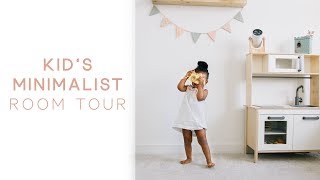 Toddler Minimalist Room Tour [upl. by Shore]