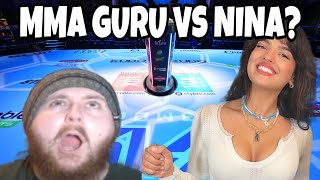 MMA Guru vs Nina Drama Twitter Beef Explained [upl. by Ormond]