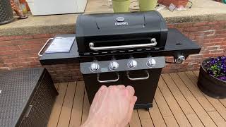 DynaGlo 4 Burner Premier Propane Gas Grill With Side Burner [upl. by Fauch80]