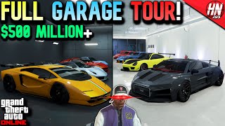 Full Tour of My 500M Vehicle Collection In GTA Online [upl. by Gene249]