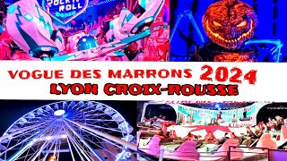 Une fête foraine de 5 semaines en plein cœur de Lyon  La Vogue des Marrons LYON CROIXROUSSE 2024 [upl. by Mccormac]