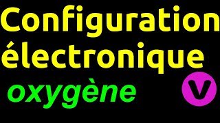 Configuration électronique de loxygène [upl. by Airdnal]