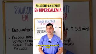 Solución polarizante en HIPERKALEMIA 💦💉 shorts  GESCONS [upl. by Maximo]